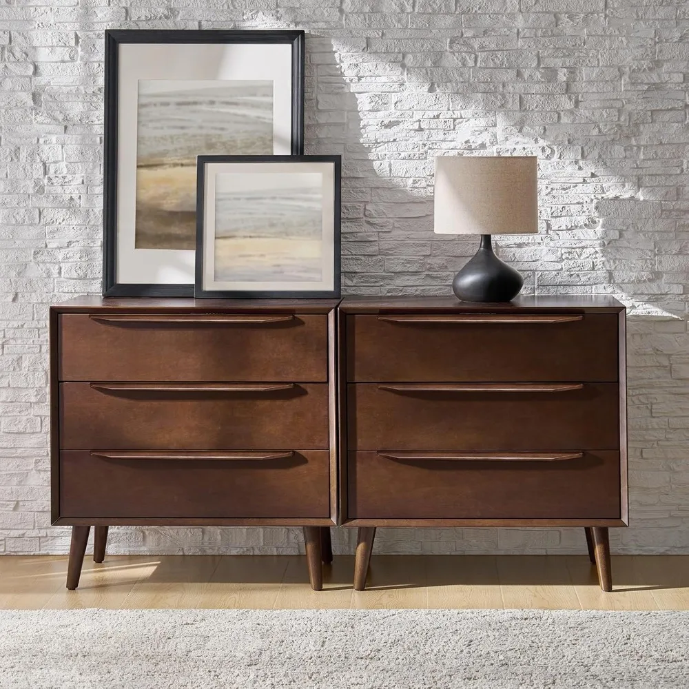 Mid-Century Modern Walnut Side & End Tables