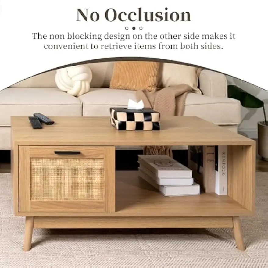 Modern walnut coffee table showing the enduring influence of Scandinavian design principles