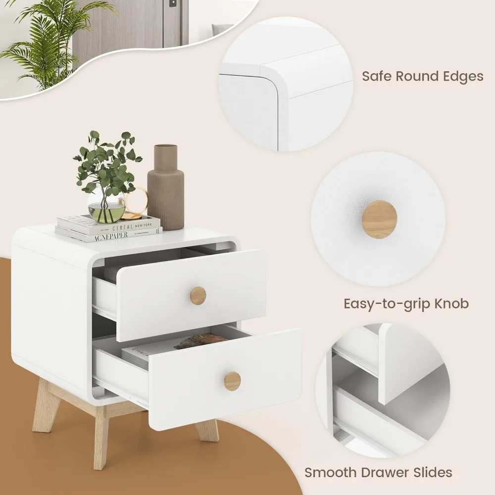 Walnut wood and clean drawer details reflecting Scandinavian craftsmanship tradition