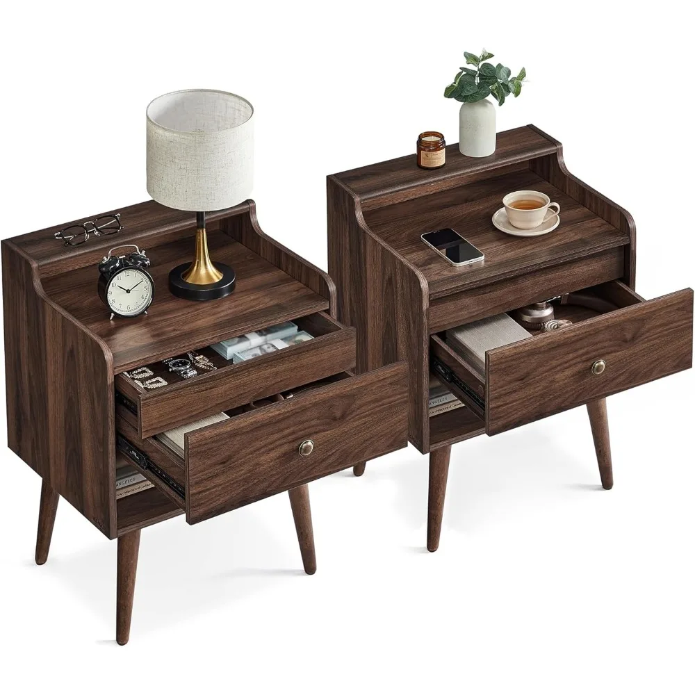 Mid-Century Modern End Table Sets of 2