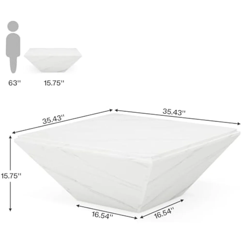 Modern living room layout highlighting the decision between square and round coffee tables